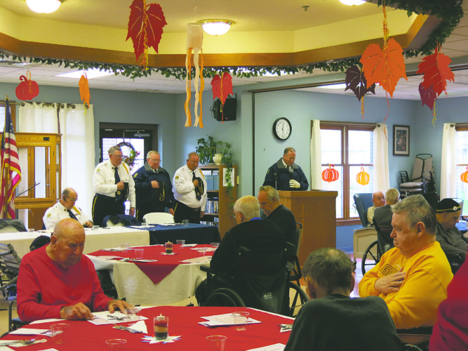 Youngsville American Legion Post Honor Guard salutes vets at Rouse